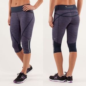 LULULEMON Run Pace Crop Legging tights Size 8